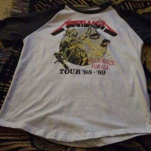 Metallica tour shirt